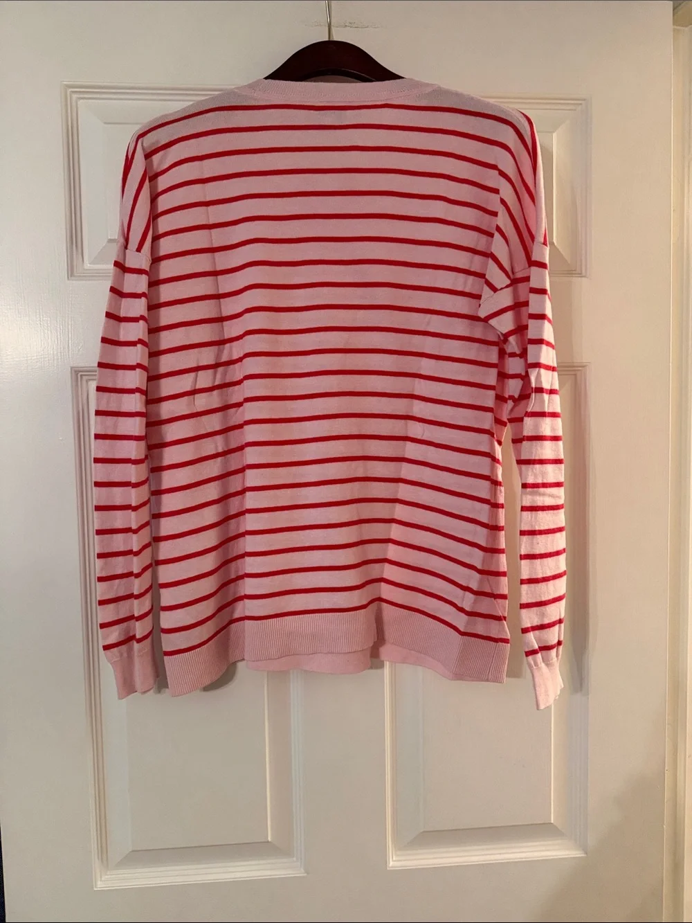 J Crew Factory striped sweater medium - Picture 4 of 4